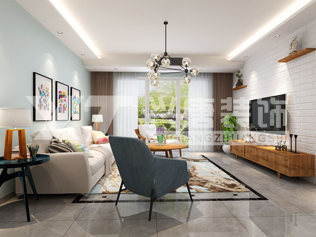 �����ͥ160ƽ�׿�����ŷװ��Ч��ͼ