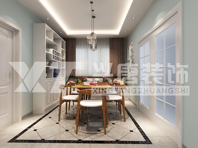 �����ͥ160ƽ�ײ�����ŷװ��Ч��ͼ