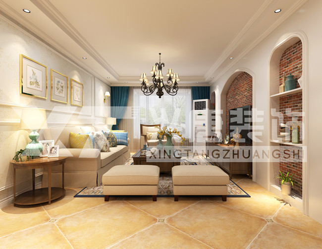 �ҵ��136ƽ�׿�����ʽװ��Ч��ͼ