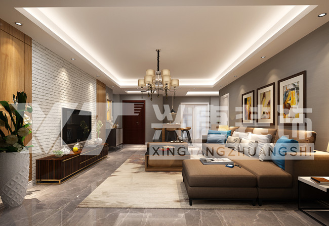 ��屰뵺150ƽ�׿����ִ���Լװ��Ч��ͼ