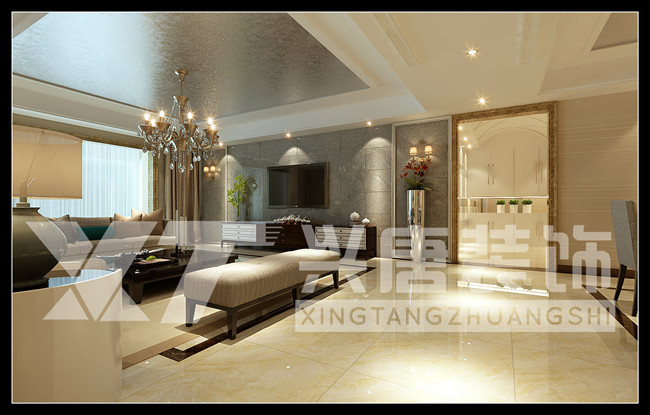 ��������280ƽ�״�ƽ���ʽ����װ��Ч��ͼ