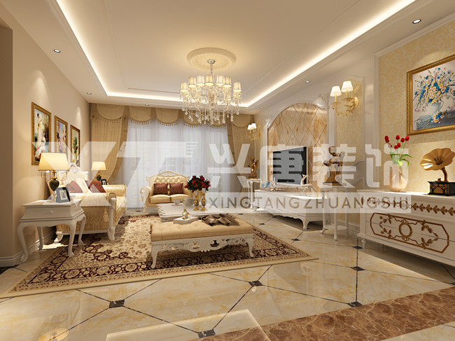 �ž��ֲ��ōo240ƽ��ŷʽ����װ��Ч��ͼ